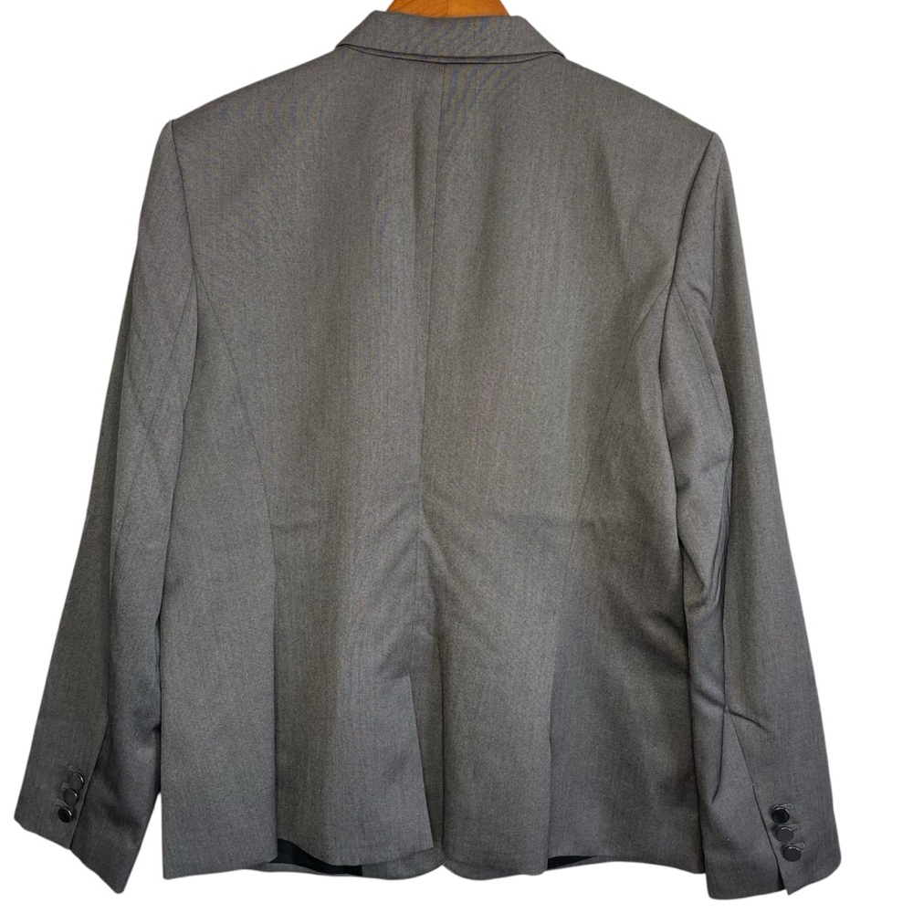 Calvin Klein V-Neck Single Button Collared Long S… - image 2